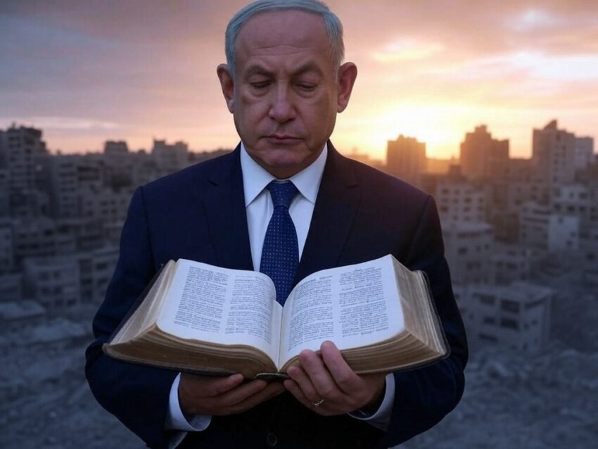 Netanyahu e il discorso shock: cita la Bibbia per giustificare lo sterminio dei palestinesi - Grandeinganno