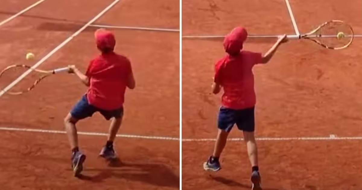 E' possibile nel Tennis Giocare sempre di Dritto? Sia con la Sinistra che con la Destra? Evidentemente Si. Vi mostriamo il Video di un Ragazzo Prodigio Teo Davidov che appunto Non usa il Rovescio! (Eccovi il Video ormai Virale!)