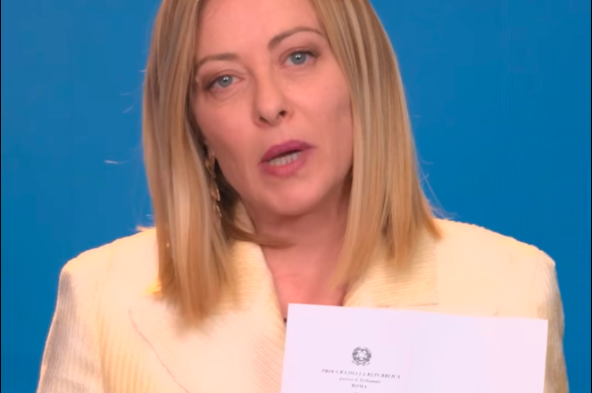 Giorgia Meloni e l’Annuncio choc: è Indagata per Favoreggiamento e Peculato sulla vicenda del Rimpatrio Almasri. Il solito Giochino della Sinistra: usare i Giudici Rossi per provare a far Cadere un Governo regolarmente Eletto! (VIDEO)!