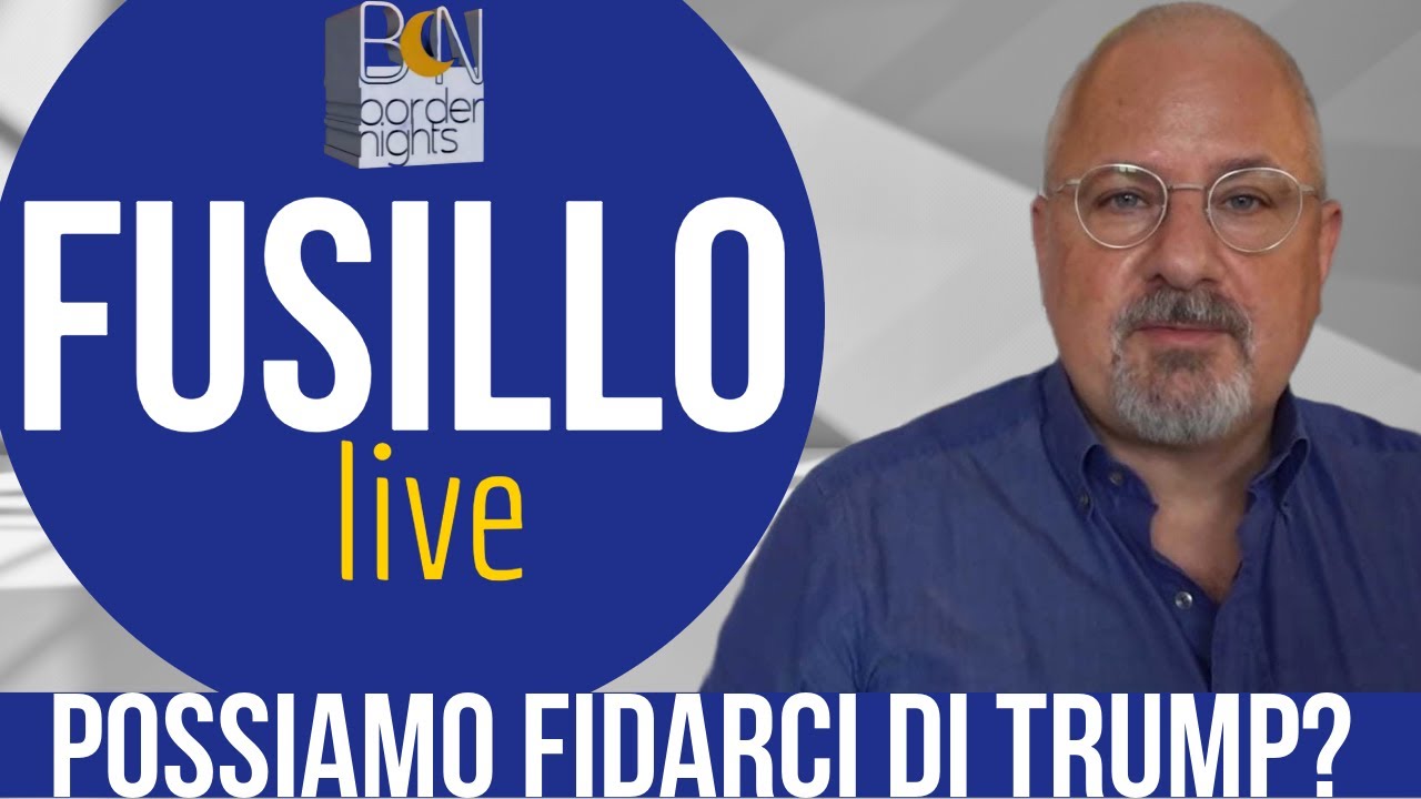 POSSIAMO FIDARCI DI TRUMP? - FUSILLO live - Puntata 124 (22-01-2025) - YouTube