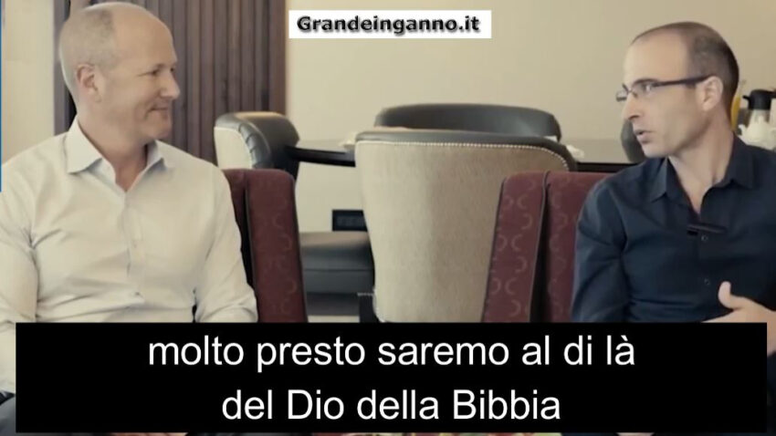 Lo scagnozzo di Klaus Schwab, Yuval Noah Harari: "Presto saremo più potenti del Dio della Bibbia" - Grandeinganno