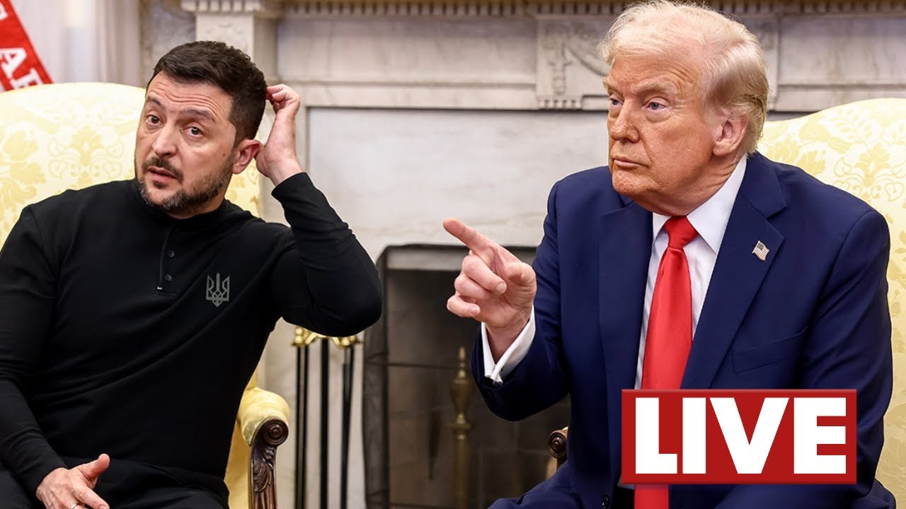 LIVE l Trump meets Zelenskyy at White House - YouTube
