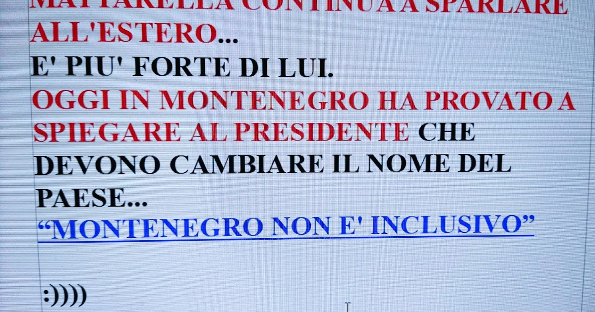 Presidente che Sbraita Troppo...poi gli fanno i Meme ! Non riesce proprio a parlare (solo) dell' Italia....deve per forza mettere in mezzo gli Altri!