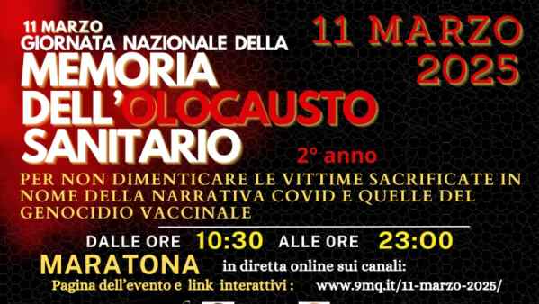 Seconda Giornata della Memoria dell'Olocausto Sanitario • Imola Oggi