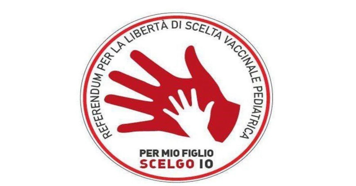 "Per Mio Figlio Scelgo Io ": da oggi si può Firmare per i 3 Quesiti Referendari per Abrogare (l'Incostituzionale ) Obbligo Vaccinale in Italia, una Legge (Vergogna) che Esclude i Bimbi da Nidi e Scuole Materne !