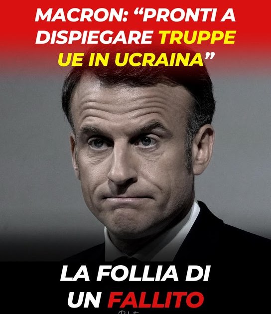 La Follia di un Presidente ormai Fallito !