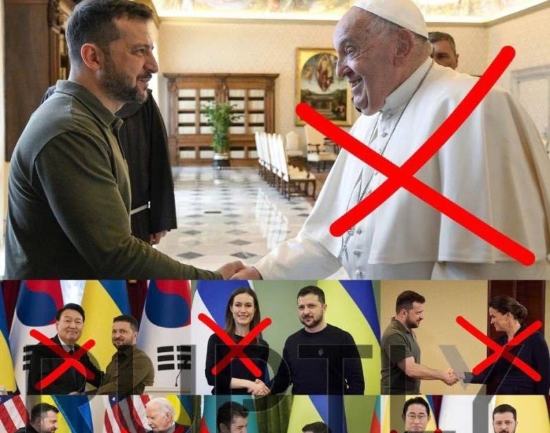 Zelensky porta Sfiga: "Un Gatto Nero al Confronto è un Talismano". Tutto cio' che tocca Scompare....peggio di Fassino ! Anche il Papa Non e' stato Risparmiato !