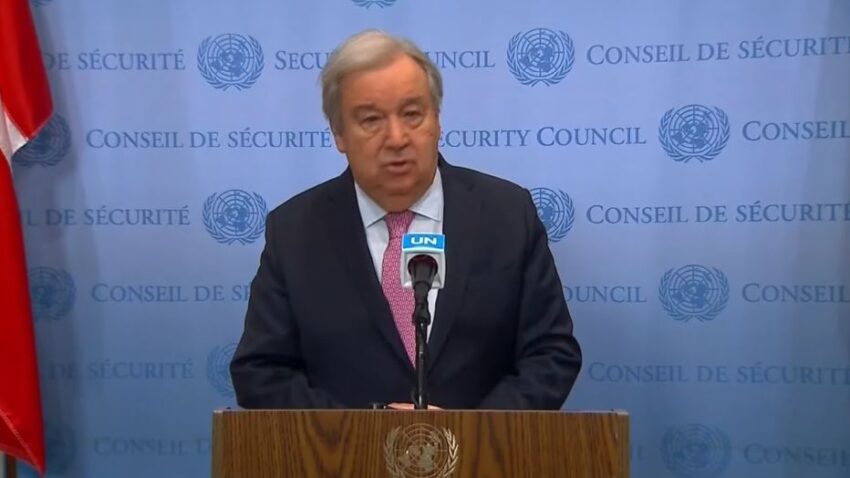 Segretario Generale delle Nazioni Unite, Antonio Guterres: "Gaza è un campo di sterminio". - Grandeinganno