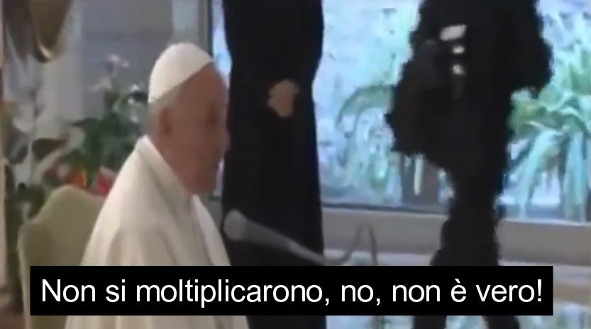 Papa Bergoglio distrugge uno degli elementi centrali della tradizione cristiana: "Gesù non ha mai moltiplicato i pani e i pesci" - Grandeinganno