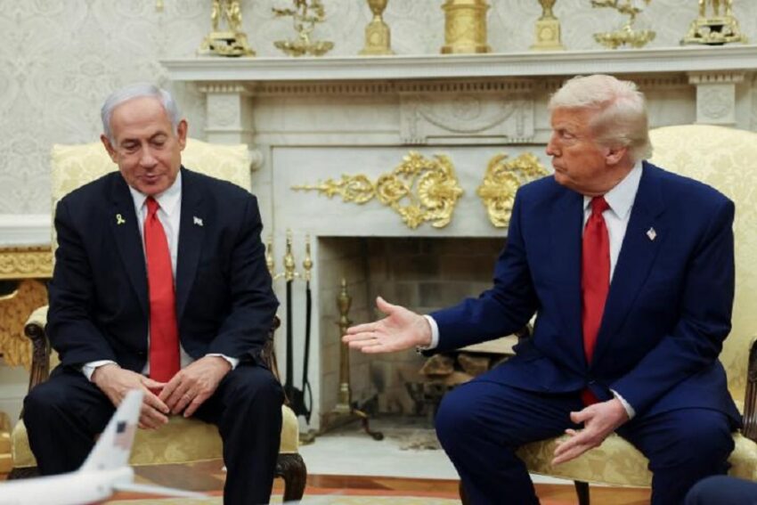 Trump incontra Netanyahu e insiste per sfollare i palestinesi da Gaza e dare il controllo agli USA - Grandeinganno